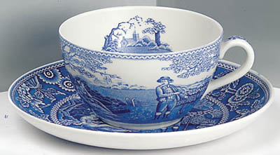Cup and Saucer Cappuccino Woodman